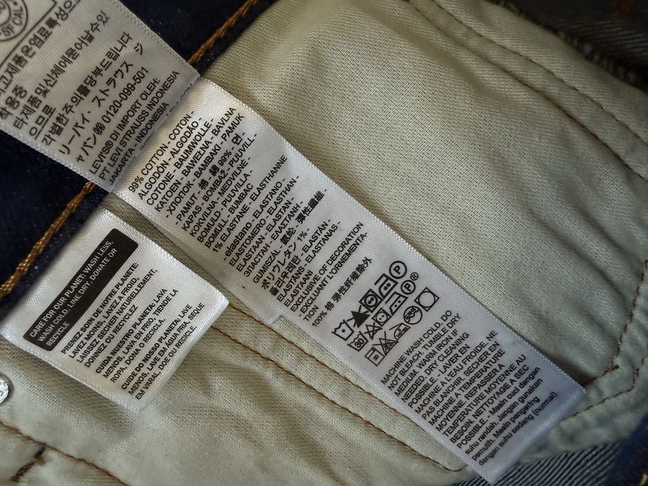 Blugi LEVIS 516 Albastru Indigo Barbati | Marime 38 x 30 (Talie 97 cm)