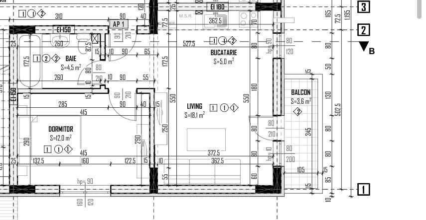 Apartament 2 camere de vânzare 63500 Euro! TVA 21% inclus !