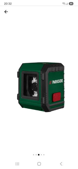 Nivela laser Parkside nouă cu garanție