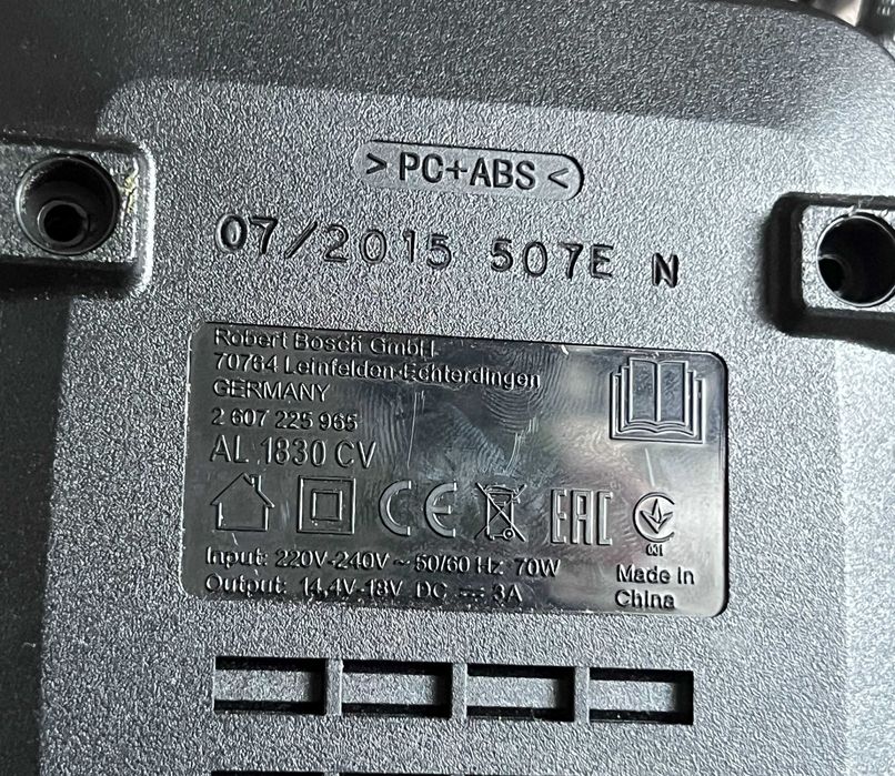 Incarcator Bosch AL 1830 CV defect pentru acumulatori 14V 18V Li Ion