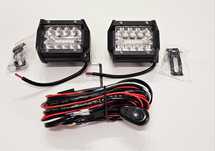 Set 2 Proiectoare LED Bar Cree ATV Offroad 60W 10cm+Kit cabluri