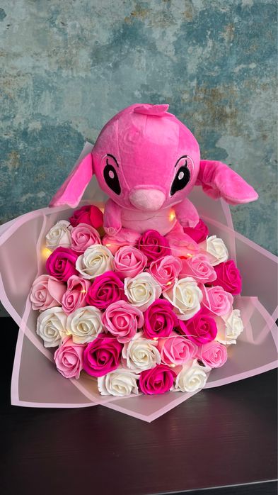 Buchet Stitch diverse modele trandafiri sapun