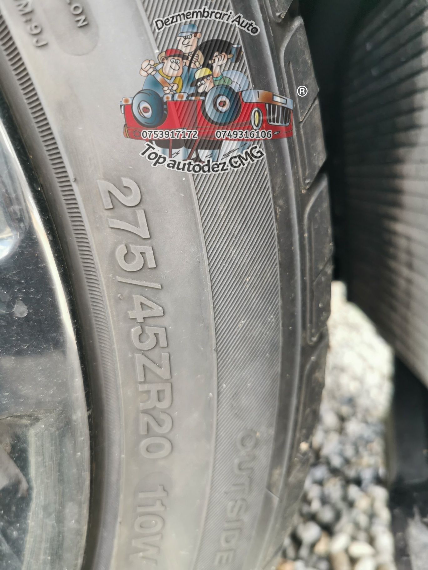 Jante aliaj Range Rover Sport 20 5x120 275 45 R20 cauciucuri vara