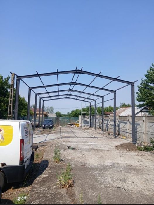 Vand și construiesc o gama larga de hale sau structuri metalice noi ne