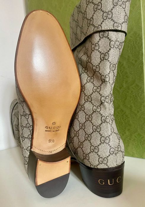 ПРОМО:GUCCI western boots unisex ,Original