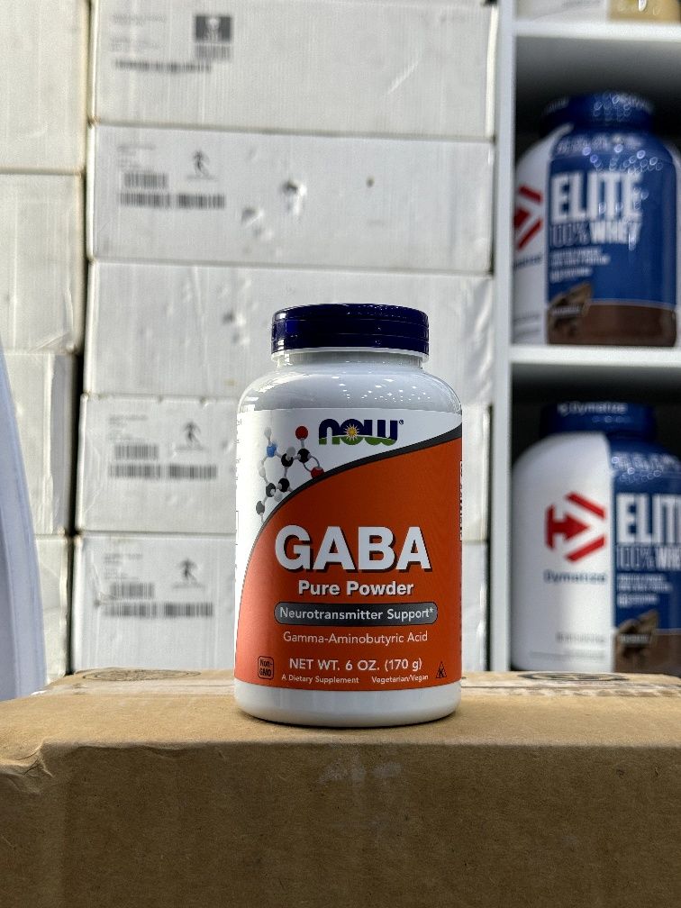 Now GABA Pure Powder 170 gr 340 servings, габа.