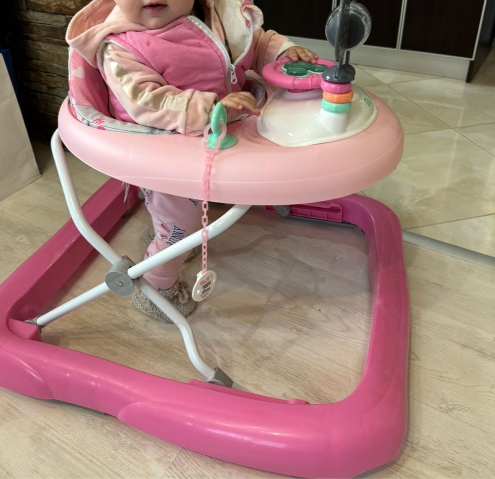 Музикална проходилка Bright Starts Disney Baby - Minnie Mouse, розова