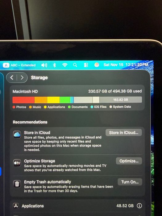 MacBook Pro 13" M1 8GB RAM 512 GB