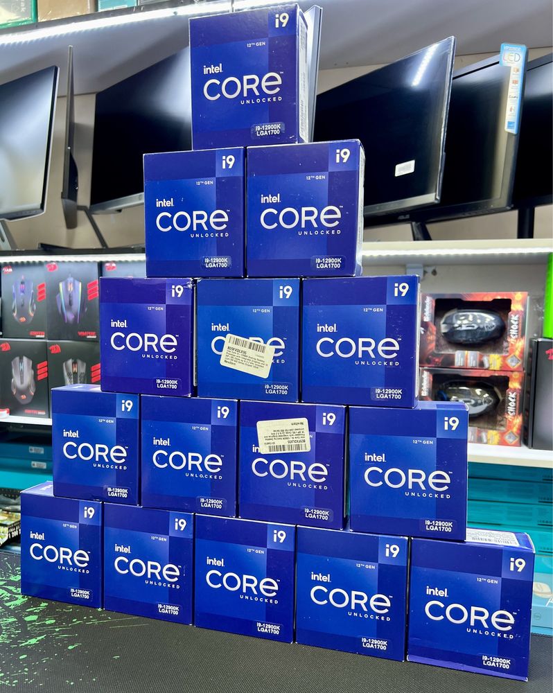 Новые Боксовые процессоры   Core i9 12900K