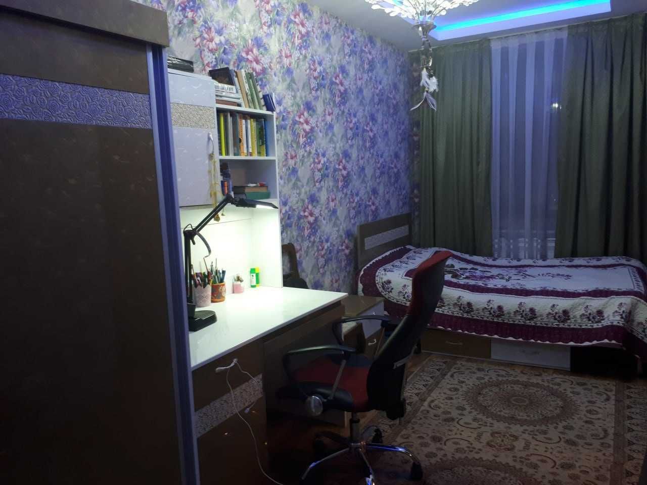 Карасу-4, 3в4/3/9 с мебелью 93 кв.м. хорошее состояние. ИПОТЕКА=