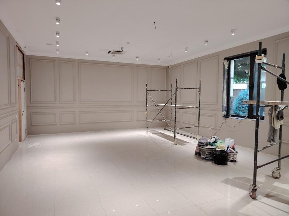 По краска,стена, потомок,фасад быстро и качественно.