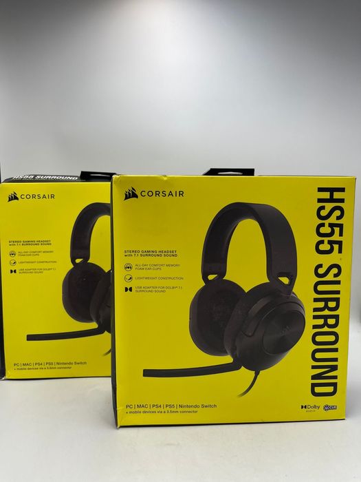 Casti gaming cu microfon Corsair HS55 Surround Sigilat S