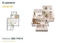 Vânzare - Penthouse zona Copou, 148.50 mp utili + 37.30 mp terasă