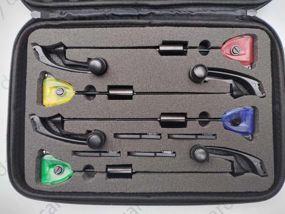 Set 4 Swingeri MKM3 tija neagra si iluminare cu Penar East Shark