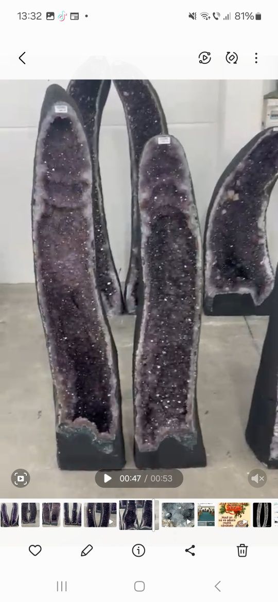 vand geode ametist