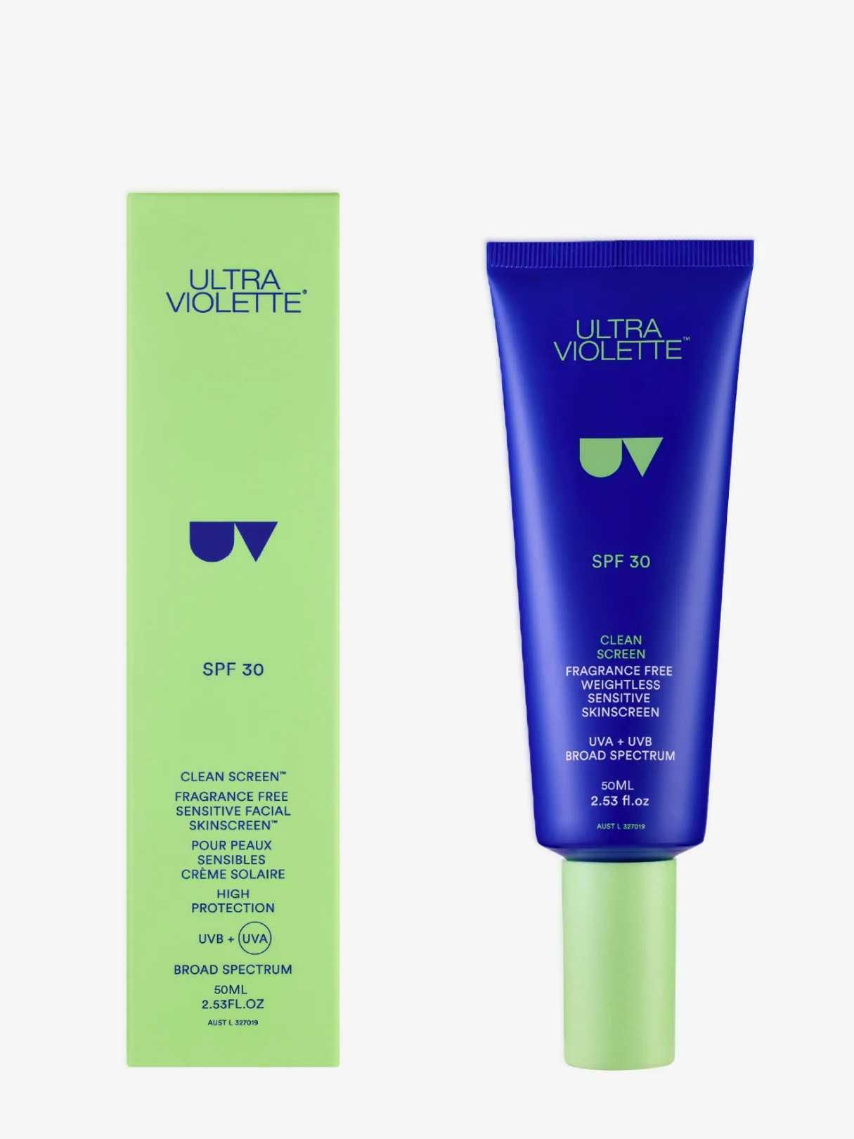 Нова слънцезащита Ultra Violette Clean Screen SPF30