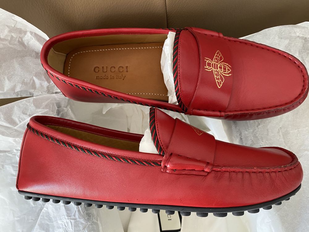 Mocasini Gucci,drive shoes vanity red, produs original.