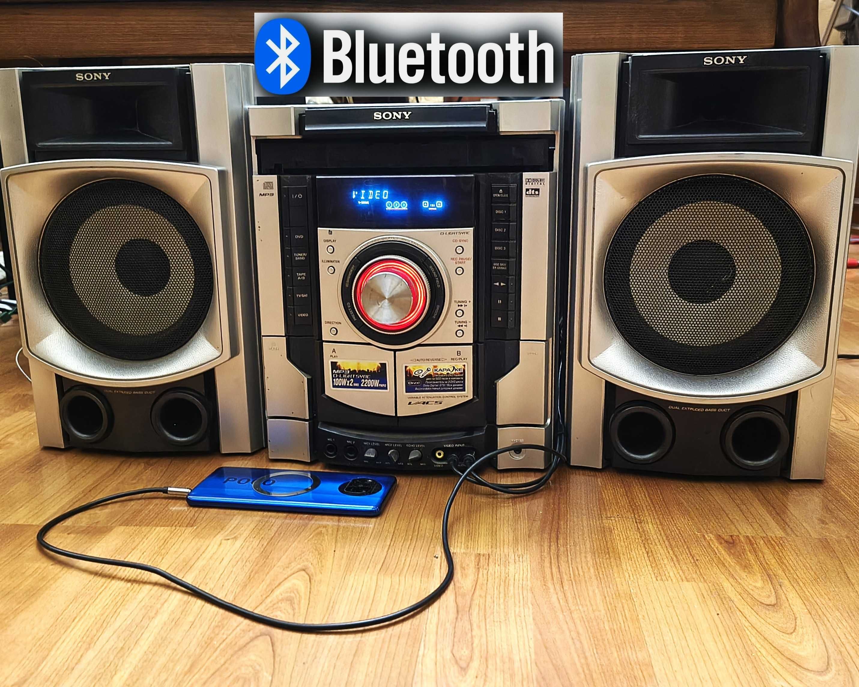 Sony MHC-GNZ77D музыкальный центр/ Bluetooth /АУКС/оптика
