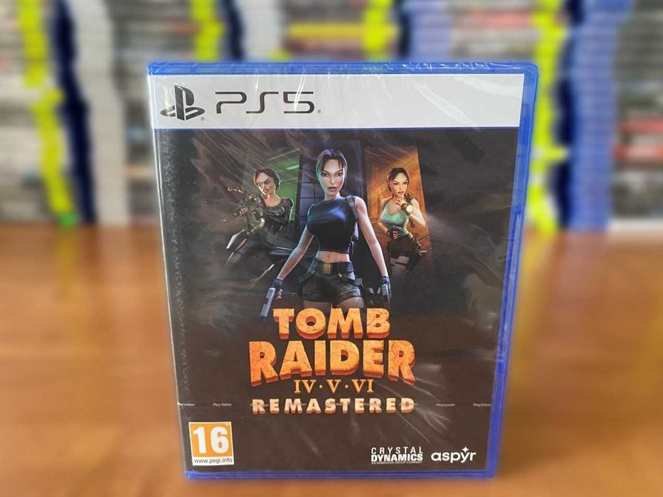 НОВЫЙ Tomb Raider IV-VI Remastered PS5 (4, 5 и 6 часть) Пс5 Много Игр