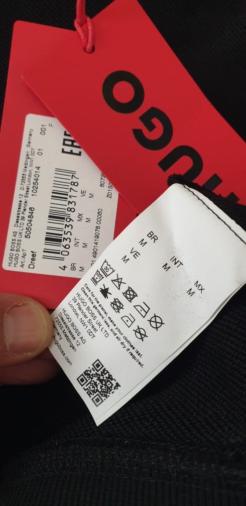 Hugo Boss HUGO Dreef Oversize Hoodie / M НОВО! ОРИГИНАЛ! Мъжки Суичер