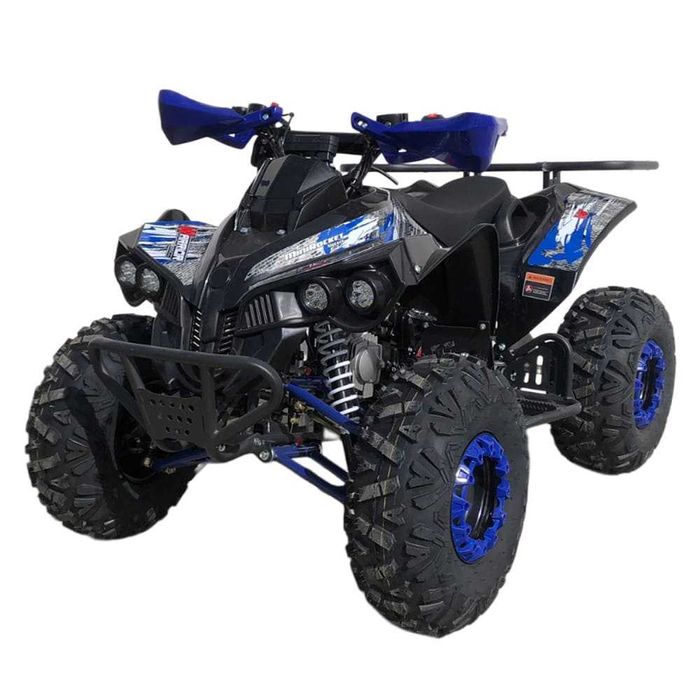 Atv 125cc Mini Rocket Warrior Deluxe 8" automat 4T benzina albastru