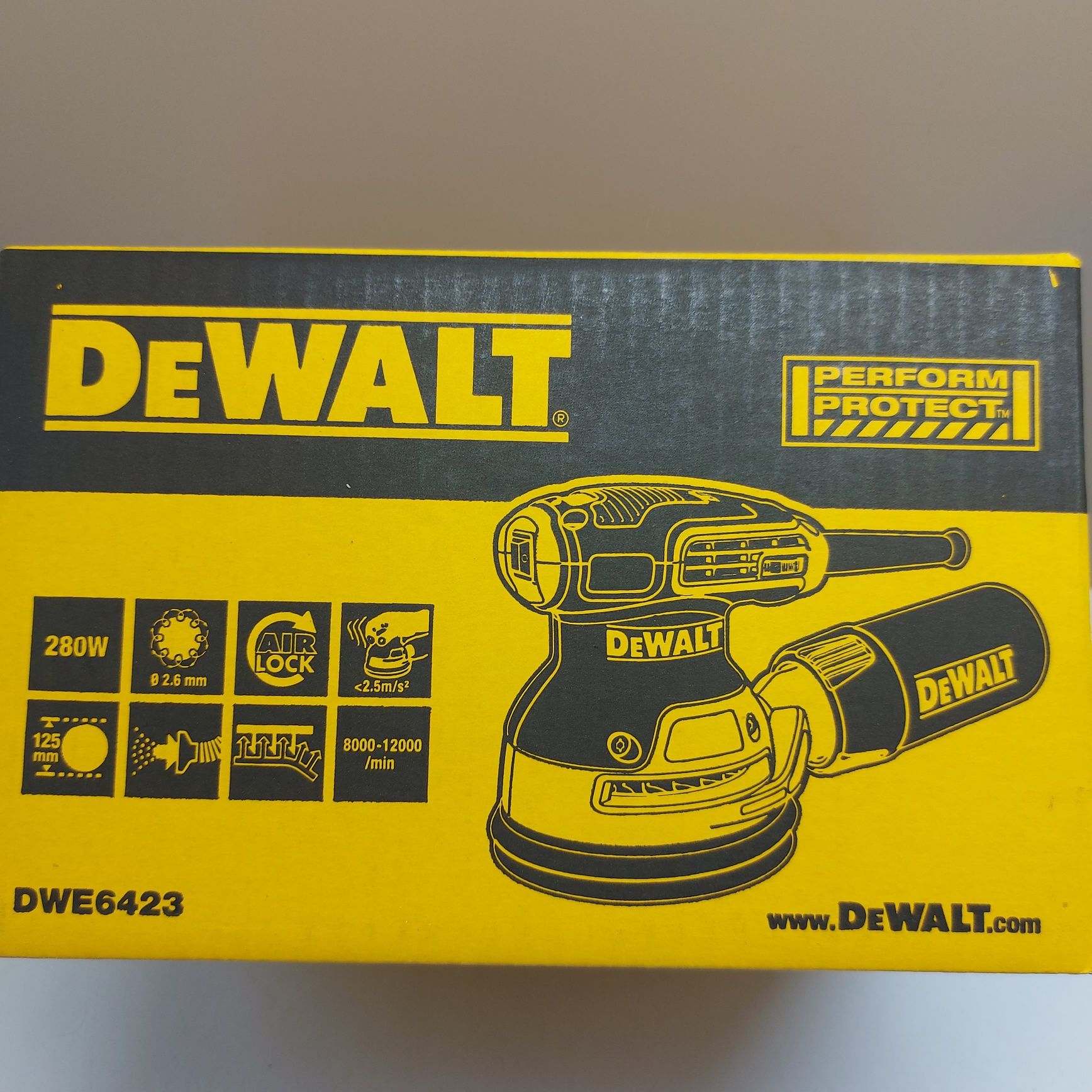 Нов ротационен виброшлайф Dewalt DWE6423