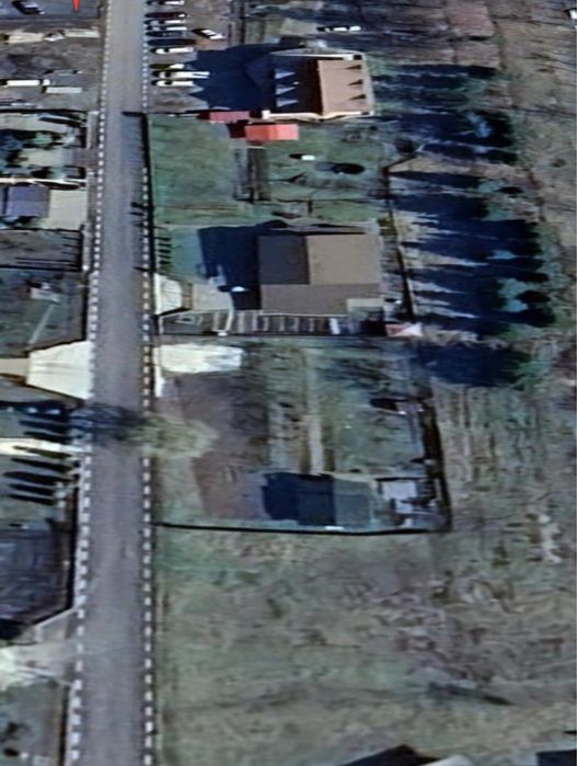 Teren Corunca constructie Casa asfalt utilitati langa teren