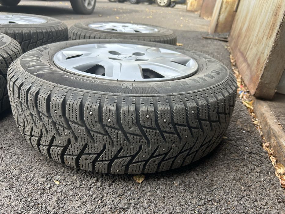 Диски с резиной на кобальт r14 185/70/Р14 Разболтовка 4*100