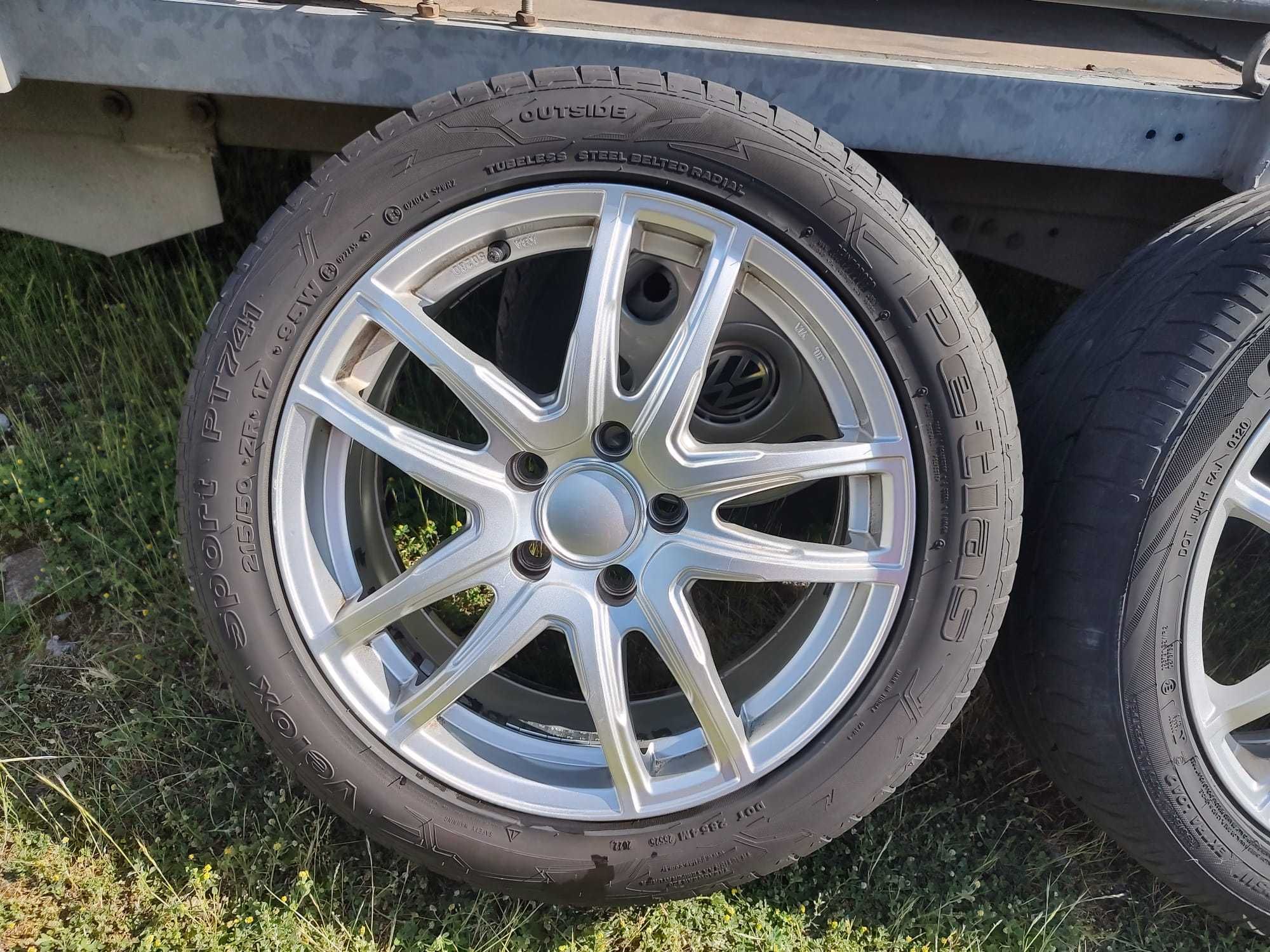 Лети джанти 17" 5х114,3 гуми 215/50/17