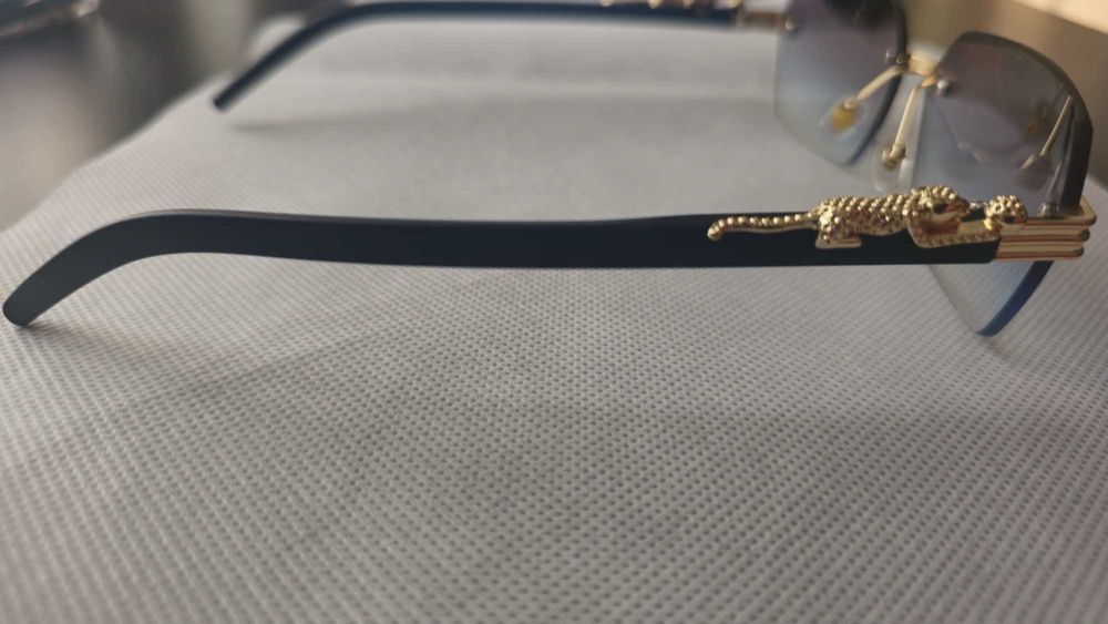 Ochelari de soare Cartier Rimless 8835 lentila degrade