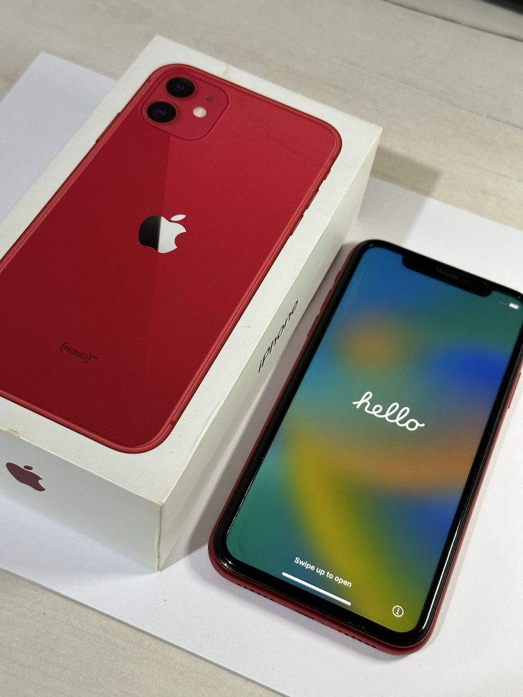 iPhone 11, 64 гб, red edition