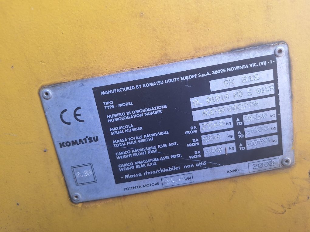 bobcat komatsu sk 85 miniincarcator