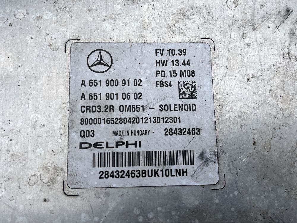 Calculator motor / ECU Motor Mercedes E W212 C W204