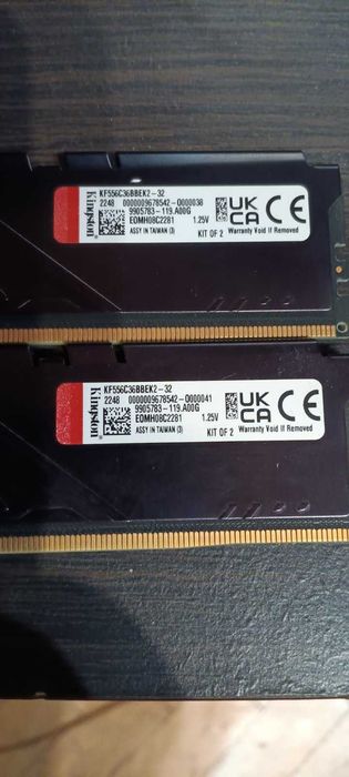 Рам памет Kingston FURY Beast 32GB (2x16GB) DDR5 5600MHz
