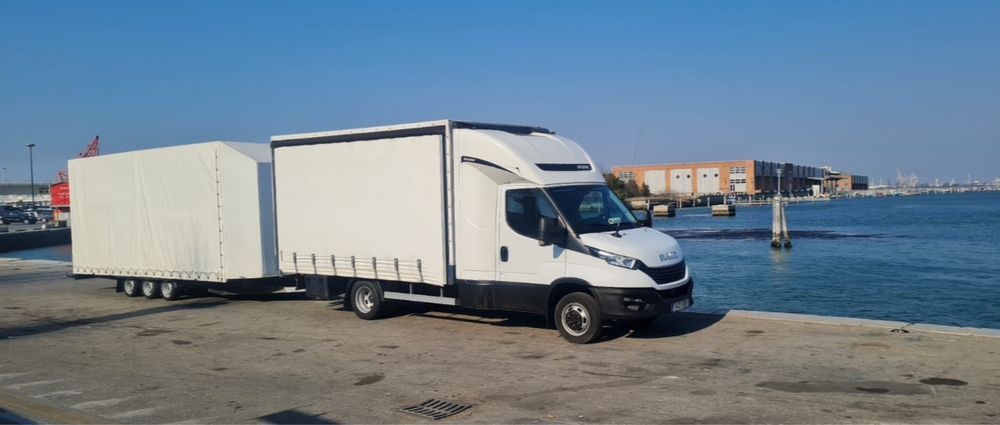 Vânzare Iveco daily + remorcă, ansamblu de 7 tone