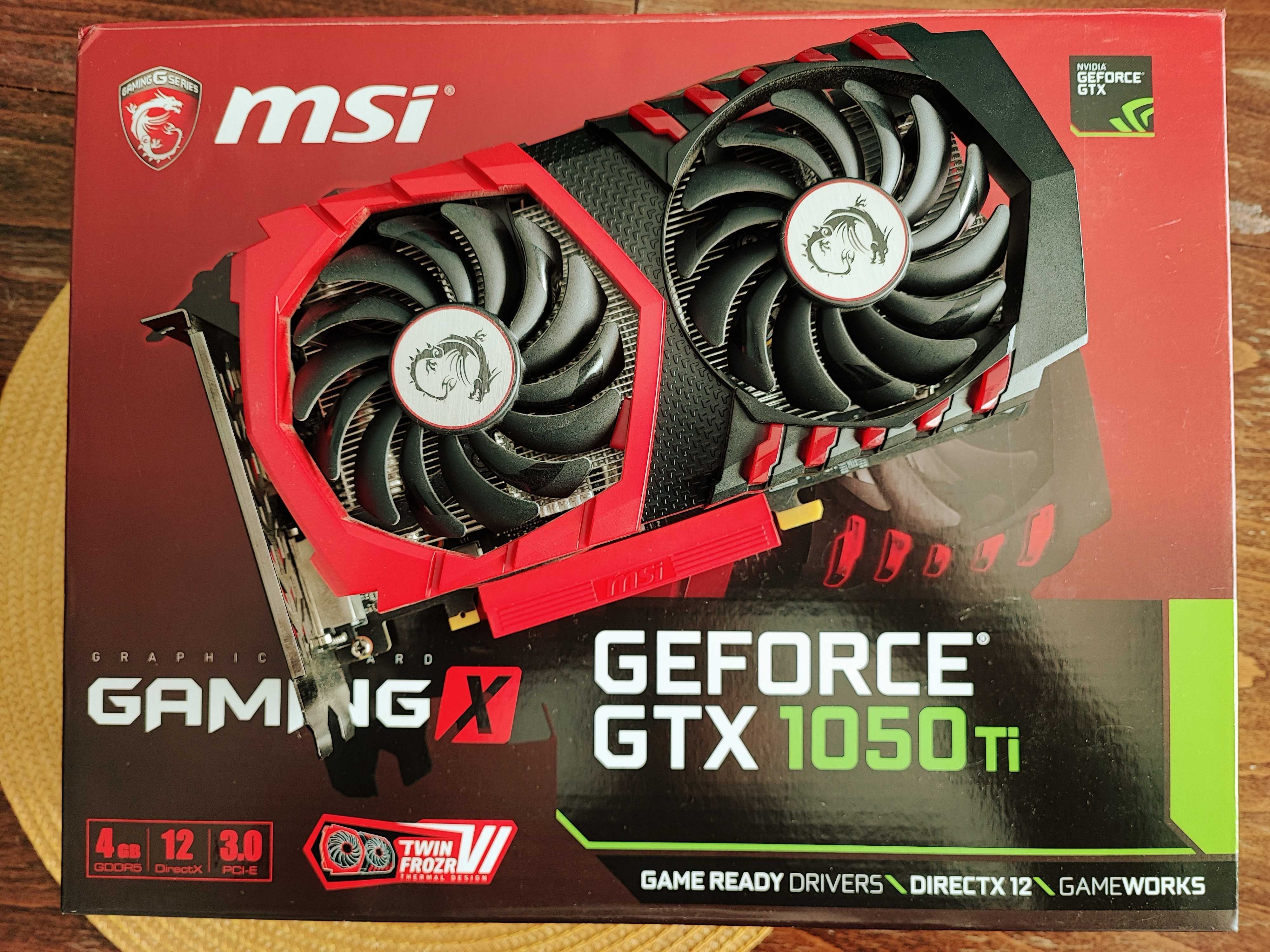 Видеокарта MSI GTX 1050ti