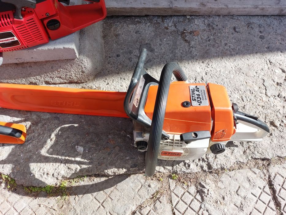 Бензинови верижни триони Jonsered,Stihl 034,Stihl MS 210C Stihl 026