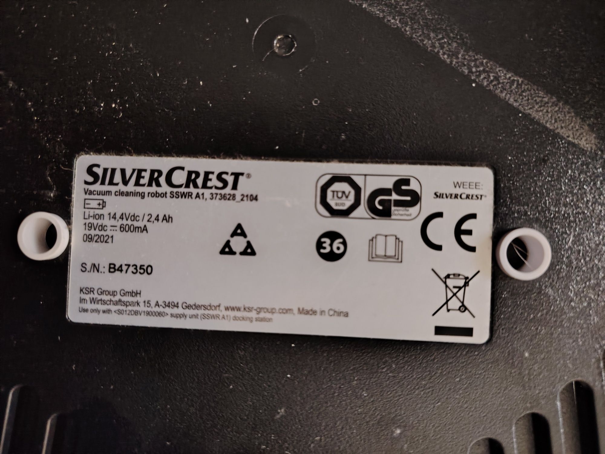 Продавам робот прахосмукачка Silvercrest SSWR A1
