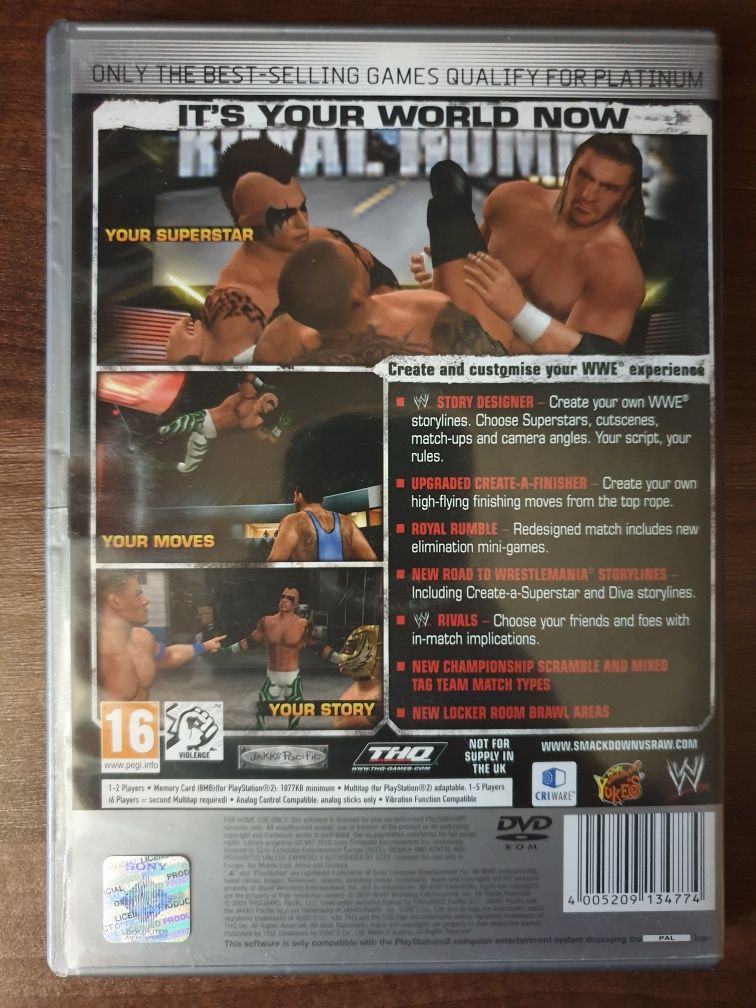 Wrestling Smackdown Vs Raw 2010 Platinum PS2/Playstation 2