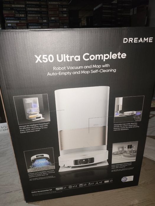 Продаю новые робот пылесосы Dreame X50 Ultra Complete (RU) Global!!