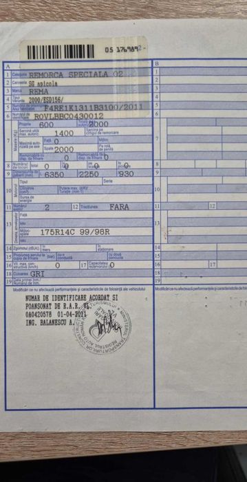 Vand remorca apicola modul