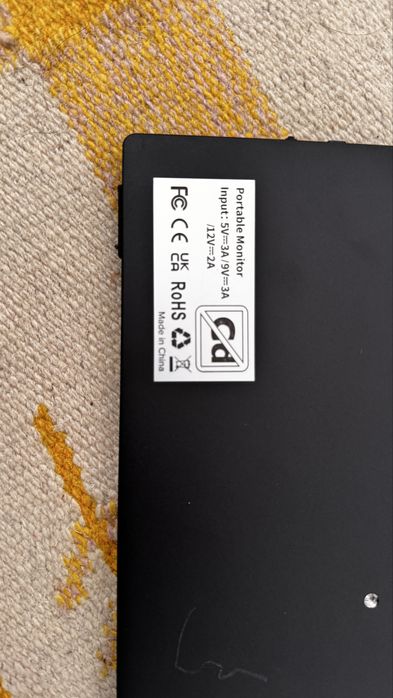 Monitor portabil pentru gaming UPERFECT Monitor 2K 144Hz 16 “