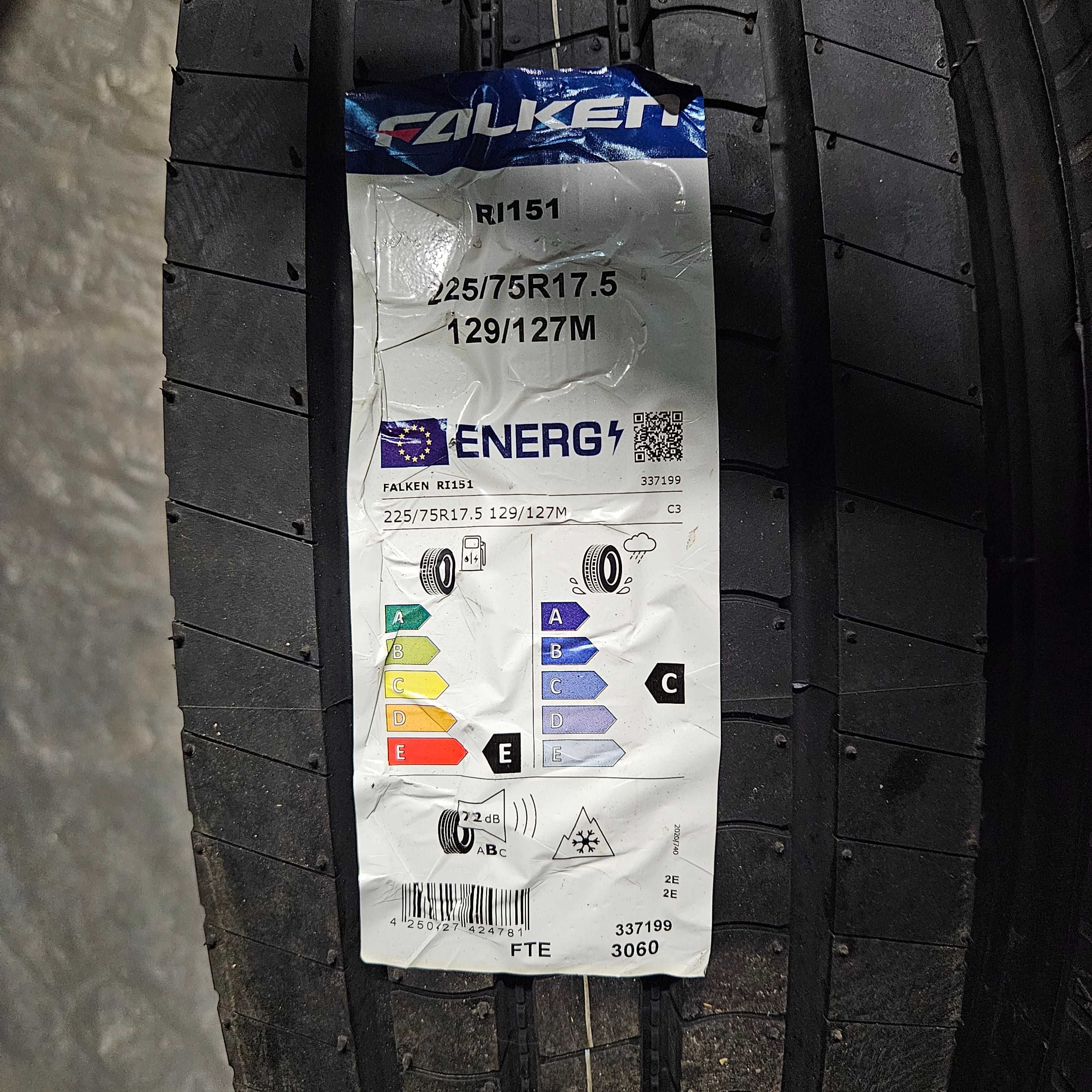 2 Нови гуми 225/75R17.5 Falken RI151 129/127M M+S Japan 804лв. с ДДС