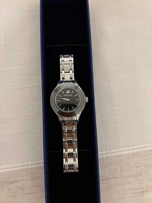 Ceas Swarovski de damă, argintiu