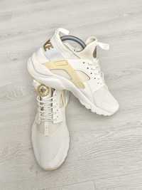 Nike huarache white and gold originali