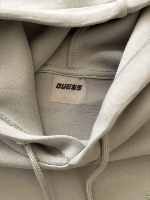 Hoodie Guess mint green с качулка
