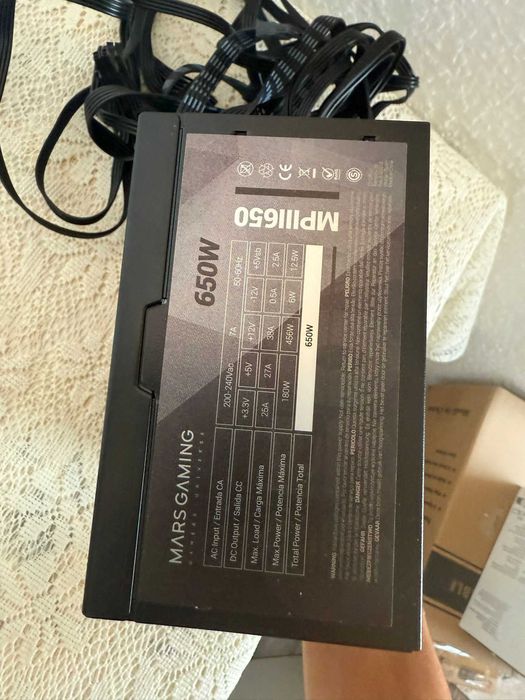 Sursa Mars Gaming MPIII650, 650W, Eficienta +85%, PFC Activ