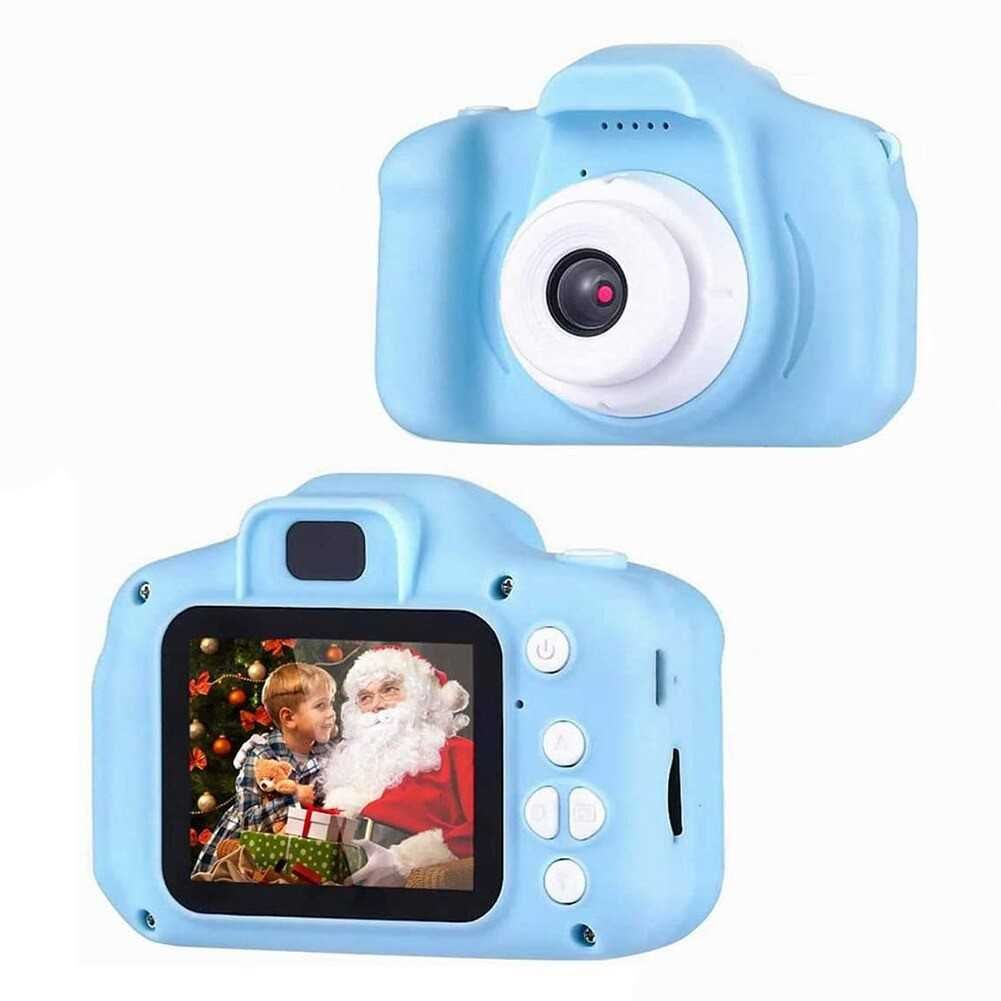 Детски фотоапарат STELS W390 с 16GB карта, Селфи, Full HD видео, Игри