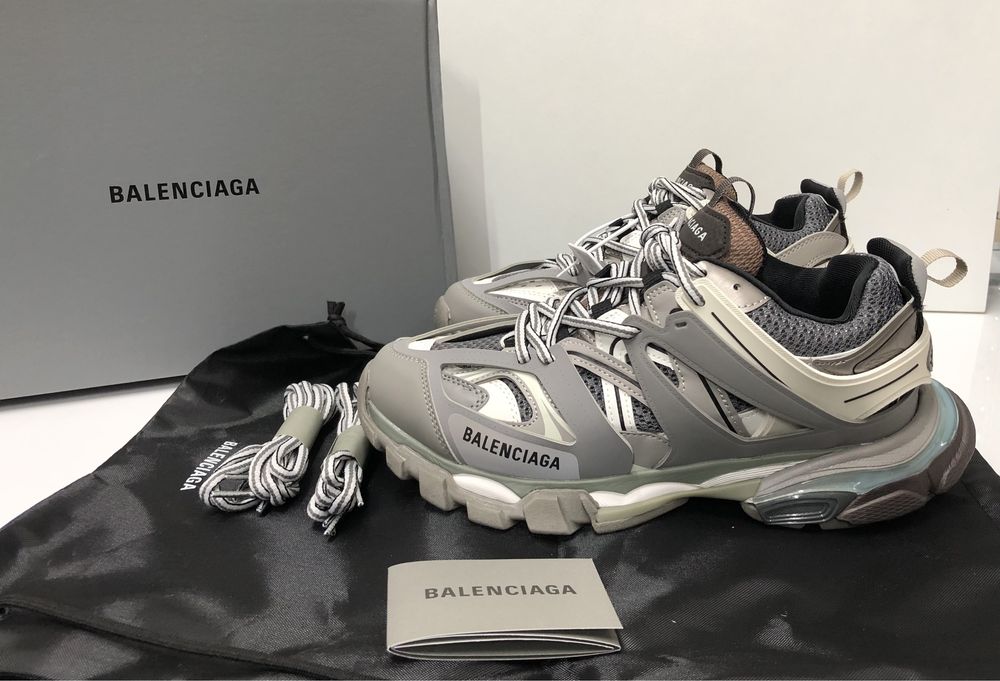 Balenciaga Track Grey/Grey-White Balenciaga Grey Made Vietnam