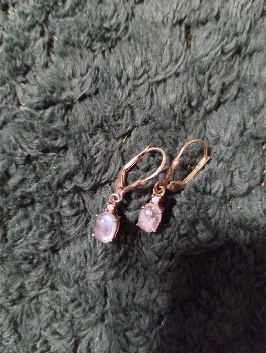 Set placat cu aur cu piatra lunii